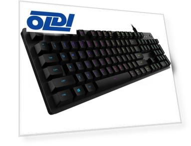 Клавиатура Logitech RGB Mechanical Gaming Keyboard G512 CLICKY Black USB проводная, переключатели GX Blue