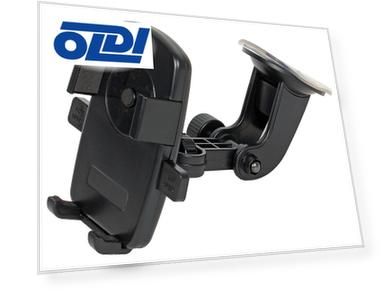 Автодержатель Perfeo-502 для смартфона/навигатора/ до 5"/ на стекло/ One touch/ черный