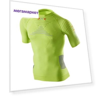 Термофутболка X-Bionic Effektor Running Powershirt, green, M