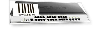 Коммутатор D-Link DGS-3000-28LP DGS-3000-28LP/B1A 24G 4SFP 24PoE 193W управляемый