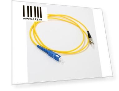 Патч-корд Vcom FC-SC UPS волоконно-оптический шнур одномодовый Simplex 1м VSU102-1M