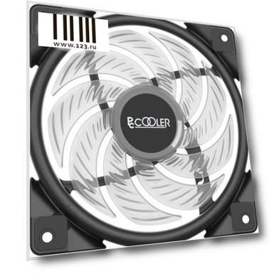 Вентилятор PCCooler HALO RGB KIT (3 IN 1) 120x120x25мм (PWM, RGB контроллер, 20шт./кор, пит. от мат.платы и БП, 1000-2000 об/мин) Retail