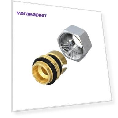 Переходник МП/PE-X латунь обжим R179AM Дн 20х2,5х16 Ру10 Giacomini R179MX021