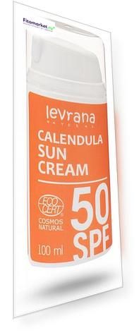 Солнцезащитный крем для тела «Календула», 50 SPF, 100 мл, Levrana