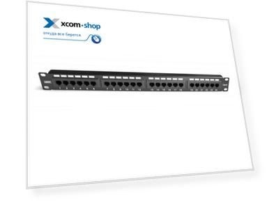 Патчпанель MDX MDX-PPR-UTP6-24 24 порта RJ45 UTP категория 6