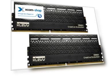 Модуль памяти DDR4 16GB (2*8GB) KLEVV KM4Z8GX2N-2666-1 PC4-21300 2666MHz CL15 CRAS II WHITE LED RTL