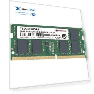 Модуль памяти DDR4 16GB Transcend TS2GSH64V6B 2666Mhz Non-ECC CL19
