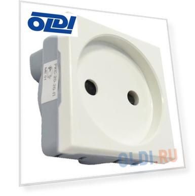 Iek CKK-40D-RSB2-K01-K РКС-20-20-П-К Розетка без з/к 2к (на 2 модуля) ПРАЙМЕР белая IEK