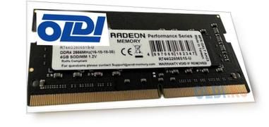 Оперативная память для ноутбука AMD R744G2606S1S-U SO-DIMM 4Gb DDR4 2666 MHz R744G2606S1S-U