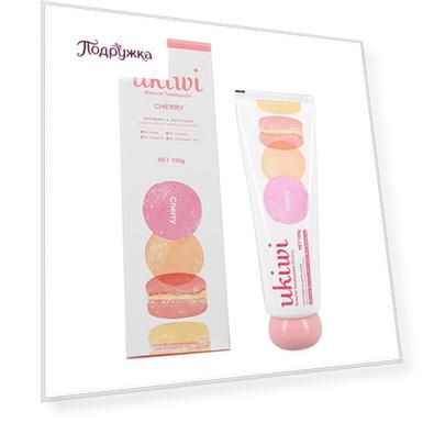 Паста зубная UKIWI MACARON SERIES со вкусом вишни 100 г