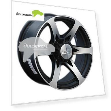 Литые диски LS 165 7x16/6x139,7 ET10 D107,1 165 BKF (Колпак+лого)