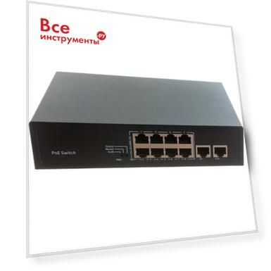 Десятипортовый PoE-коммутатор Tantos
