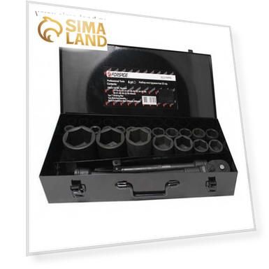 Набор инструментов Forsage F-6231MPB, 3/4", головки ударные 6гр 17-65 мм, 23 пр., кейс