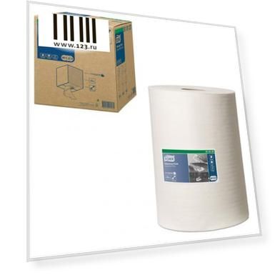 Протирочный нетканый материал TORK (Система W1, W2, W3) Premium, 400 листов в рулоне, 32х38 см, 510137