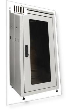 ITK Шкаф сетевой 19" LINEA N 42U 600х1000 мм стеклянная передняя дверь серый