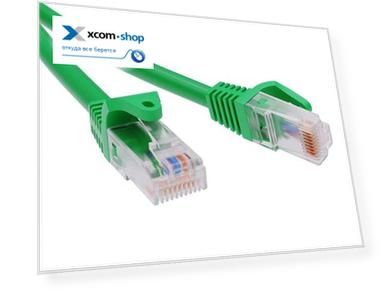 Кабель патч-корд U/UTP 5e кат. 1,5м. DKC RN5EUU4515GN LSZH, зелёный, "RAM telecom"