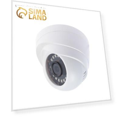 Видеокамера купольная SVplus IP-200, TCP/IP, 2 Мп, 1080Р, f=3.6 мм, 25 fps,PoE (опция),белая