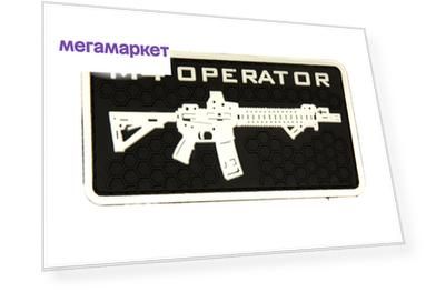 Патч Teamzlo ПВХ M4 operator BK (TZ0116BK)