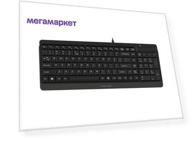 Проводная клавиатура A4Tech Fstyler FK15 Black
