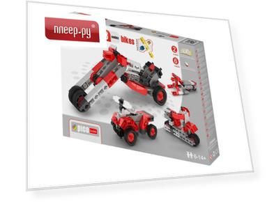 Конструктор Engino Pico Builds Мотоциклы 8 моделей из одного комплекта PB22