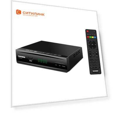 Ресивер DVB-T2 TELEFUNKEN TF-DVBT228, черный [tf-dvbt228(черный)]