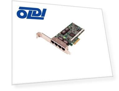 Сетевая карта Dell Broadcom 5719 Network Adapter, 4x1GbE (RJ-45), TOE and iSCSI Offload, PCIE x4, Full Height
