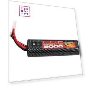 Аккумулятор Team Orion Batteries Rocket Pack V Max Li-Po 3000 55C Round (LED)