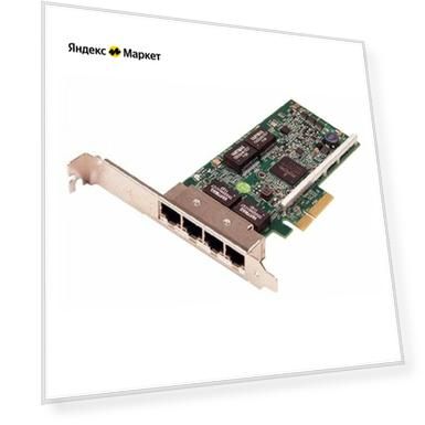 DELL Broadcom 5719 QP 1Gb Network Interface Card,low profile,CusKit (XF9VF)