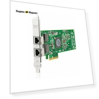 Сетевая карта HP ADP NC382T PCI-E DP GIGABIT FP 458492-B21