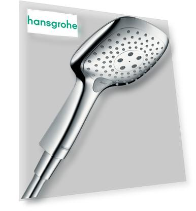 Ручной душ hansgrohe Raindance Select E 150 3jet EcoSmart 26551000, хром