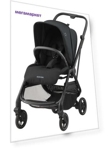 Maxi-Cosi Коляска детская прогулочная Leona Essential Black черный
