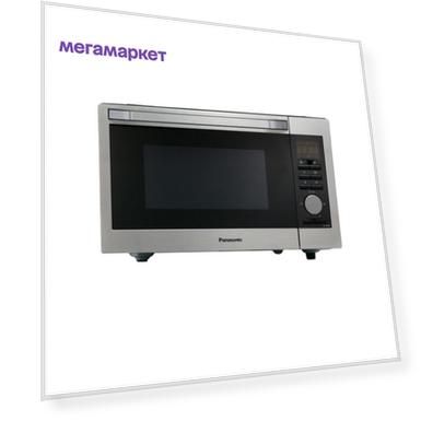 Микроволновая печь с грилем и конвекцией Panasonic NN-C69MSZPE серебристый