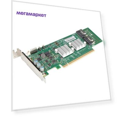 Адаптер главной шины Supermicro AOC-SLG4-4E4T-O
