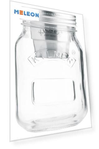 Kilner Банка с соусником On The Go 0.5 л,  прозрачный