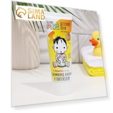 Детский крем Super Pups защита и уход 0 +, 75 мл