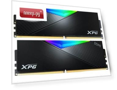 Модуль памяти A-Data Lancer RGB DDR5 DIMM 6000MHz PC-48000 CL40 32Gb Kit (2x16Gb) AX5U6000C4016G-DCLARBK