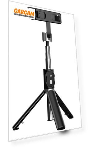 Монопод со штативом Selfie Stick Tripod Bluetooth LED P60D