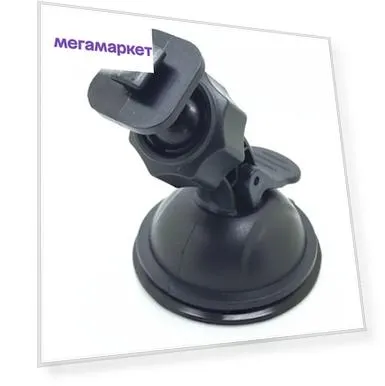Крепление держатель для видеорегистратора на присоске, на шарнире, 035