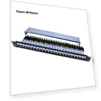 Патч-панель Hyperline PP3-19-24-8P8C-C6-110D