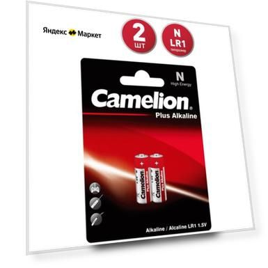 Батарейка Camelion Plus Alkaline LR1, в упаковке: 2 шт.
