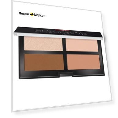 Набор для скульптурирования лица Contouring & Strobing Palette, medium skin