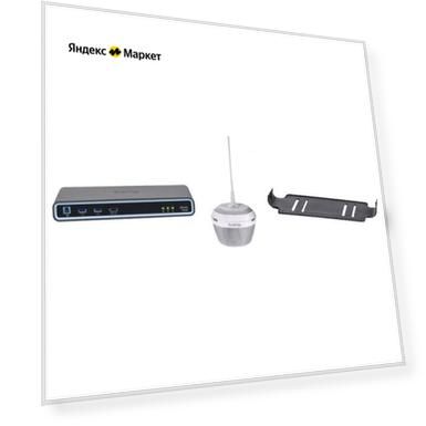 Потолочный микрофон и центральный блок Biamp Devio SCR-20C Black