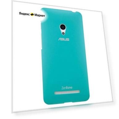 Чехол Asus для ZenFone A500 PF-01 COLOR CASE голубой 90XB00RA-BSL2I0