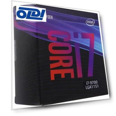 Процессор Intel Core i7-9700 BOX TPD 65W, 8/8, Base 3.0GHz - Turbo 4.7GHz, 12Mb, LGA1151 (Coffee Lake)
