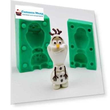 Молд 3D Снеговик