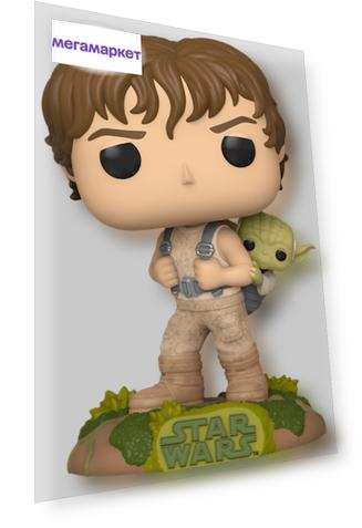 Фигурка Funko POP! Bobble: Luke Skywalker with Yoda 9,5 см
