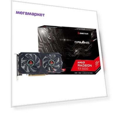 Видеокарта Biostar AMD Radeon RX 6600 8 ГБ (VA6606RM81)