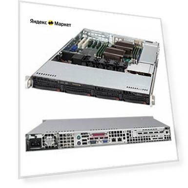 Supermicro Cse-815tq-563cb 1U 4x3.5"SAS / SATA+2x5" Bays,563W