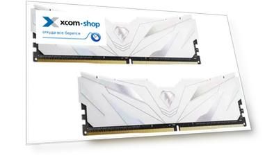 Модуль памяти DDR4 16GB (2*8GB) Netac NTSWD4P36DP-16W Shadow II PC4-28800 3600MHz CL18 1.35V white with radiator