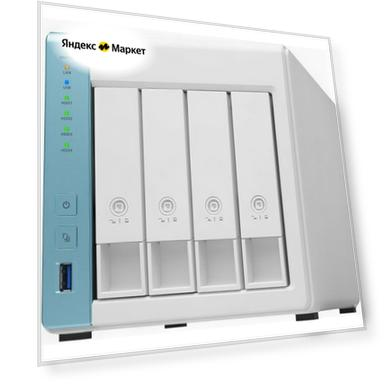 Сетевое хранилище NAS Qnap D4 (REV. B) 4-bay Cortex-A15 AL-214